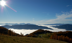 Blick auf die Bürgeralm